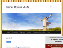 Tablet Screenshot of energie-strategie-liberte.com